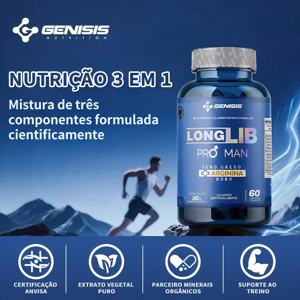 LONG LIB PRO MAN em Oferta Relâmpago + Frete Grátis Agora